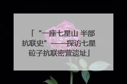 “一座七星山 半部抗联史”——探访七星砬子抗联密营遗址