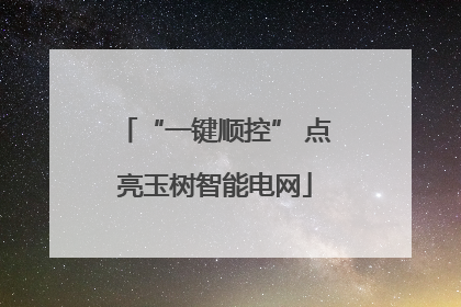 “一键顺控” 点亮玉树智能电网