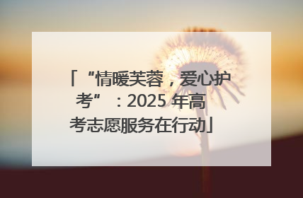 “情暖芙蓉，爱心护考”：2025 年高考志愿服务在行动
