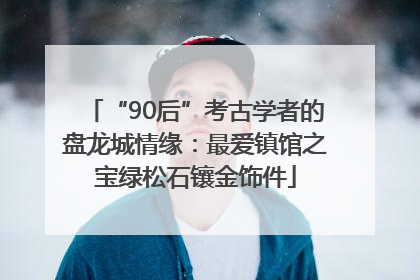 “90后”考古学者的盘龙城情缘：最爱镇馆之宝绿松石镶金饰件
