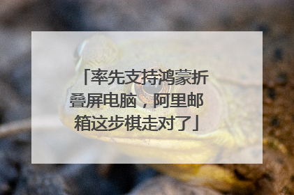 率先支持鸿蒙折叠屏电脑，阿里邮箱这步棋走对了