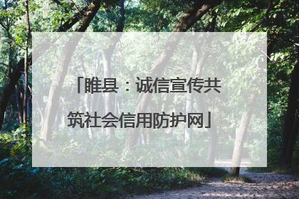 睢县：诚信宣传共筑社会信用防护网