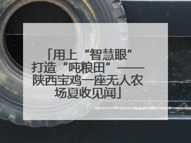 用上“智慧眼” 打造“吨粮田”——陕西宝鸡一座无人农场夏收见闻