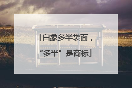 白象多半袋面，“多半”是商标