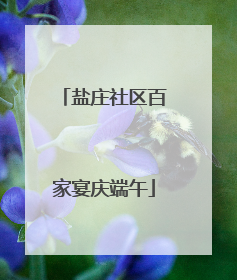 盐庄社区百家宴庆端午