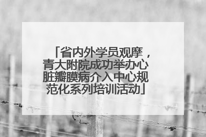 省内外学员观摩，青大附院成功举办心脏瓣膜病介入中心规范化系列培训活动