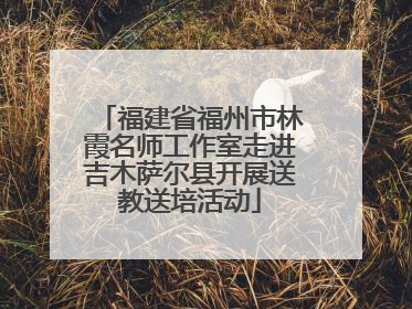 福建省福州市林霞名师工作室走进吉木萨尔县开展送教送培活动