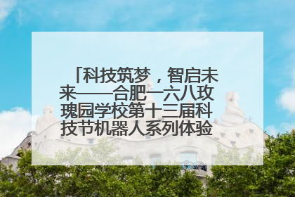 科技筑梦，智启未来——合肥一六八玫瑰园学校第十三届科技节机器人系列体验赛燃动校园