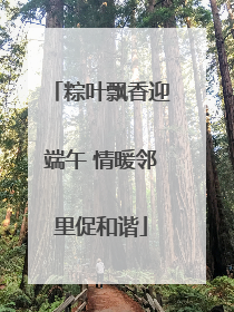 粽叶飘香迎端午 情暖邻里促和谐