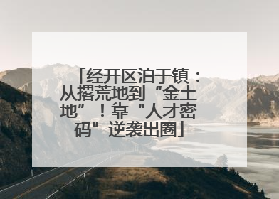 经开区泊于镇：从撂荒地到“金土地”！靠“人才密码”逆袭出圈