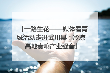 一路生花——媒体看青城活动走进武川县：冷凉高地奏响产业强音