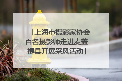 上海市摄影家协会百名摄影师走进麦盖提县开展采风活动