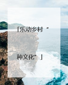 乐动乡村“种文化”