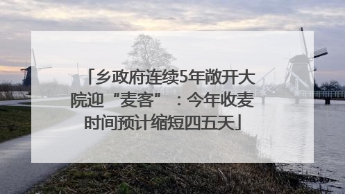 乡政府连续5年敞开大院迎“麦客”：今年收麦时间预计缩短四五天