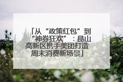 从“政策红包”到“神券狂欢”：昆山高新区携手美团打造周末消费新场景