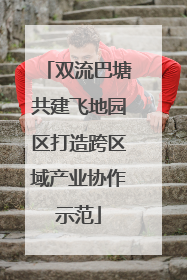 双流巴塘共建飞地园区打造跨区域产业协作示范