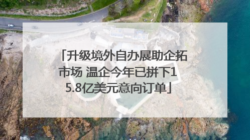 升级境外自办展助企拓市场 温企今年已拼下15.8亿美元意向订单