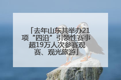 去年山东共举办21项“四沿”引领性赛事 超19万人次参赛观赛、观光旅游