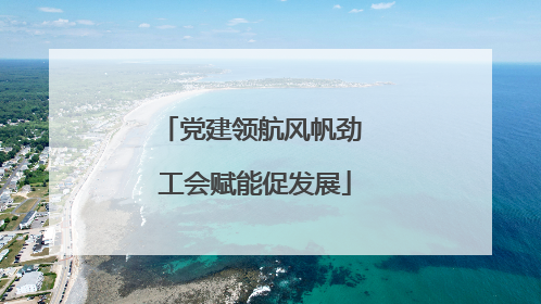 党建领航风帆劲 工会赋能促发展