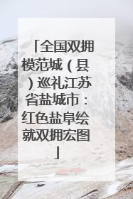 全国双拥模范城（县）巡礼江苏省盐城市：红色盐阜绘就双拥宏图