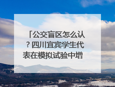 公交盲区怎么认？四川宜宾学生代表在模拟试验中增强乘车安全意识