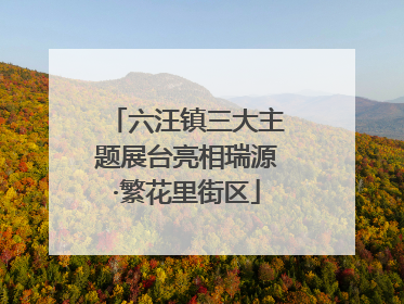 六汪镇三大主题展台亮相瑞源·繁花里街区