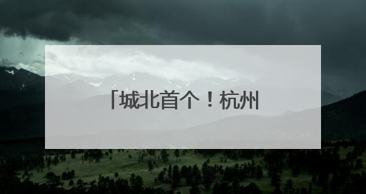 城北首个！杭州又一无人机公共起降场启动建设