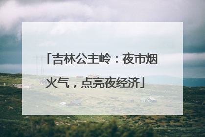 吉林公主岭：夜市烟火气，点亮夜经济
