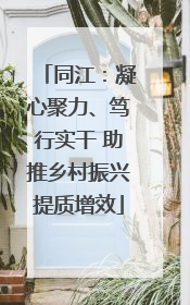 同江：凝心聚力、笃行实干 助推乡村振兴提质增效