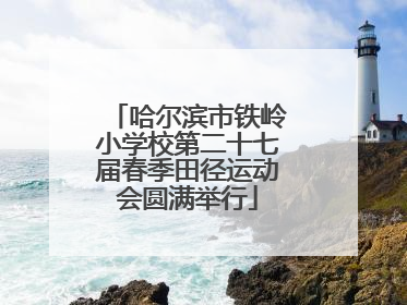 哈尔滨市铁岭小学校第二十七届春季田径运动会圆满举行