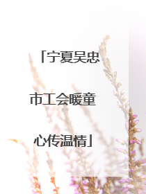 宁夏吴忠市工会暖童心传温情