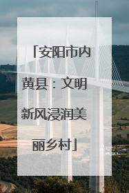 安阳市内黄县：文明新风浸润美丽乡村