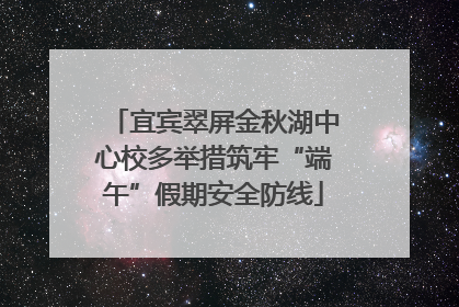 宜宾翠屏金秋湖中心校多举措筑牢“端午”假期安全防线