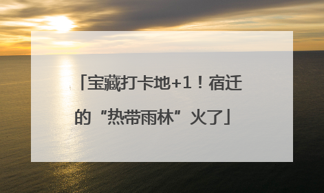 宝藏打卡地+1！宿迁的“热带雨林”火了