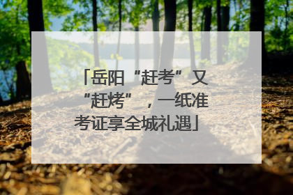 岳阳“赶考”又“赶烤”，一纸准考证享全城礼遇