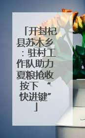 开封杞县苏木乡：驻村工作队助力夏粮抢收按下 “快进键”