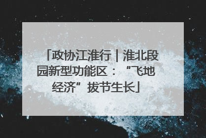 政协江淮行｜淮北段园新型功能区：“飞地经济”拔节生长