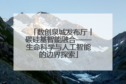 数创泉城发布厅丨碳硅基智能融合——生命科学与人工智能的边界探索