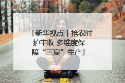 新华视点｜抢农时 护丰收 多维度保障“三夏”生产