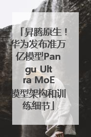 昇腾原生！华为发布准万亿模型Pangu Ultra MoE模型架构和训练细节