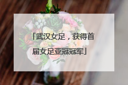 武汉女足，获得首届女足亚冠冠军