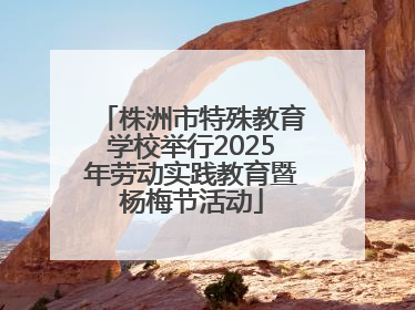 株洲市特殊教育学校举行2025年劳动实践教育暨杨梅节活动