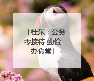 桂东：公务零接待 勤俭办食堂