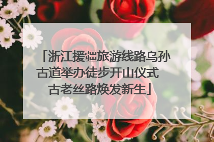 浙江援疆旅游线路乌孙古道举办徒步开山仪式 古老丝路焕发新生