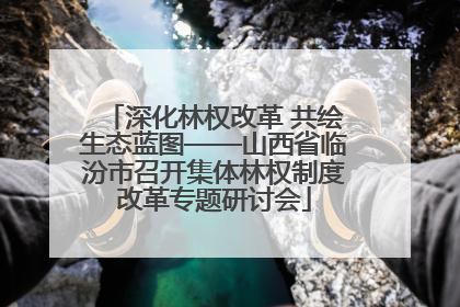 深化林权改革 共绘生态蓝图——山西省临汾市召开集体林权制度改革专题研讨会