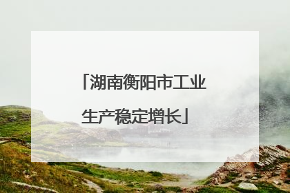 湖南衡阳市工业生产稳定增长