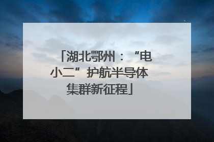 湖北鄂州：“电小二”护航半导体集群新征程