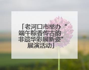 老河口市举办“端午粽香传古韵 非遗华彩展新姿”展演活动