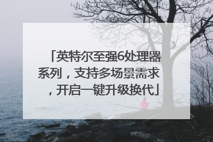 英特尔至强6处理器系列，支持多场景需求，开启一键升级换代