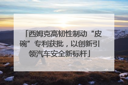 西姆克高韧性制动“皮碗”专利获批，以创新引领汽车安全新标杆